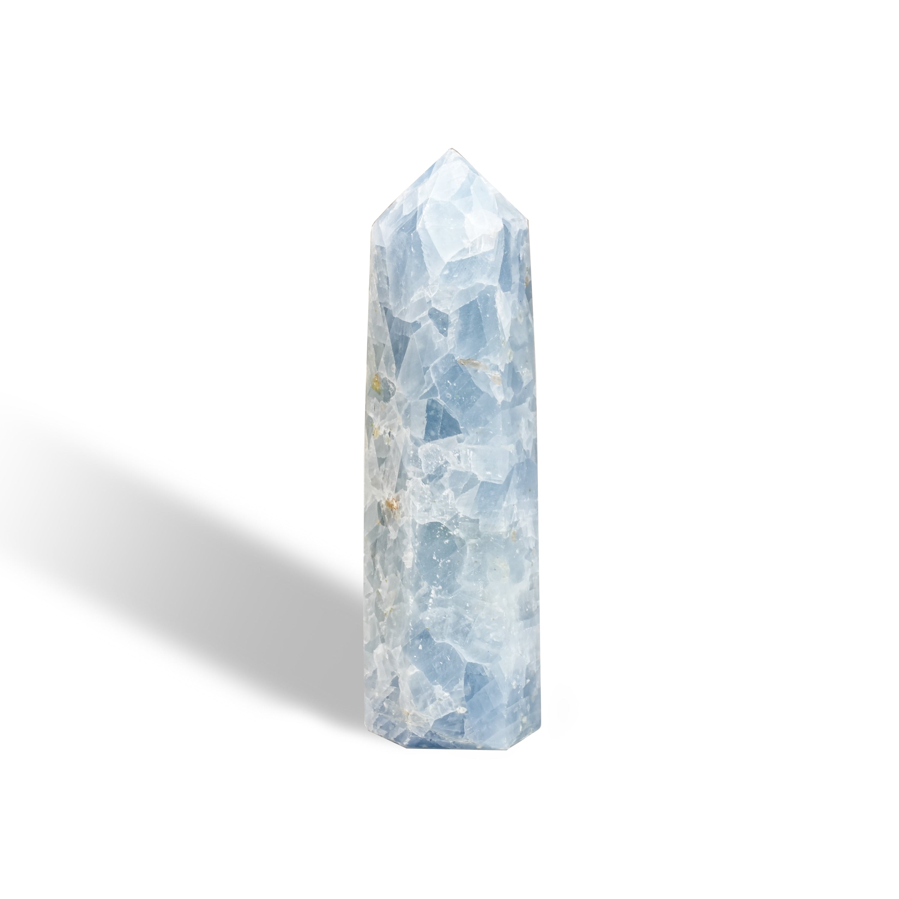 Blue Calcite Point-Helmsman Crystal