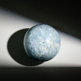 Blue Calcite Sphere - helmsman - crystal