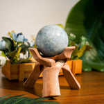 Blue Calcite Sphere - helmsman - crystal