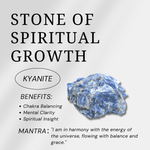 Blue Kyanite Bracelet - helmsman - crystal