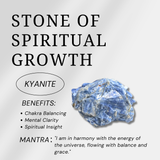 Blue Kyanite Bracelet-Helmsman Crystal