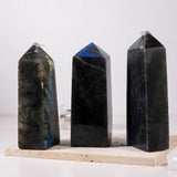 Blue Labradorite Tower - helmsman - crystal