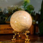 Blue Moon Stone Sphere - helmsman - crystal
