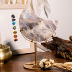 Blue Moonstone Moon Ornament - helmsman - crystal