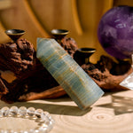 Blue Onyx Point - helmsman - crystal