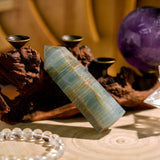 Blue Onyx Point - helmsman - crystal