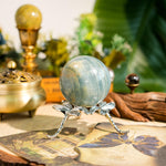Blue Onyx Sphere - helmsman - crystal