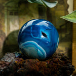 Blue Sardonyx Sphere - helmsman - crystal