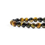 Blue Tiger Eye Stone Bracelet - helmsman - crystal