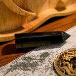 Blue Tiger Eye Stone Point - helmsman - crystal