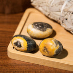Bumblebee Jasper Tumbled Stone Set - helmsman - crystal