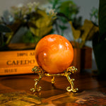 Carnelian Sphere-Helmsman Crystal