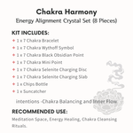 Chakra Harmony Crystal Set - helmsman - crystal