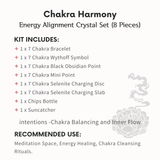 Chakra Harmony Crystal Set - helmsman - crystal