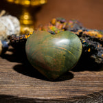 Cherry Creek Jasper Heart - helmsman - crystal