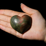Cherry Creek Jasper Heart - helmsman - crystal