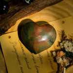 Cherry Creek Jasper Heart - helmsman - crystal