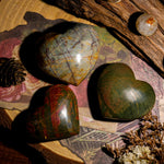 Cherry Creek Jasper Heart - helmsman - crystal