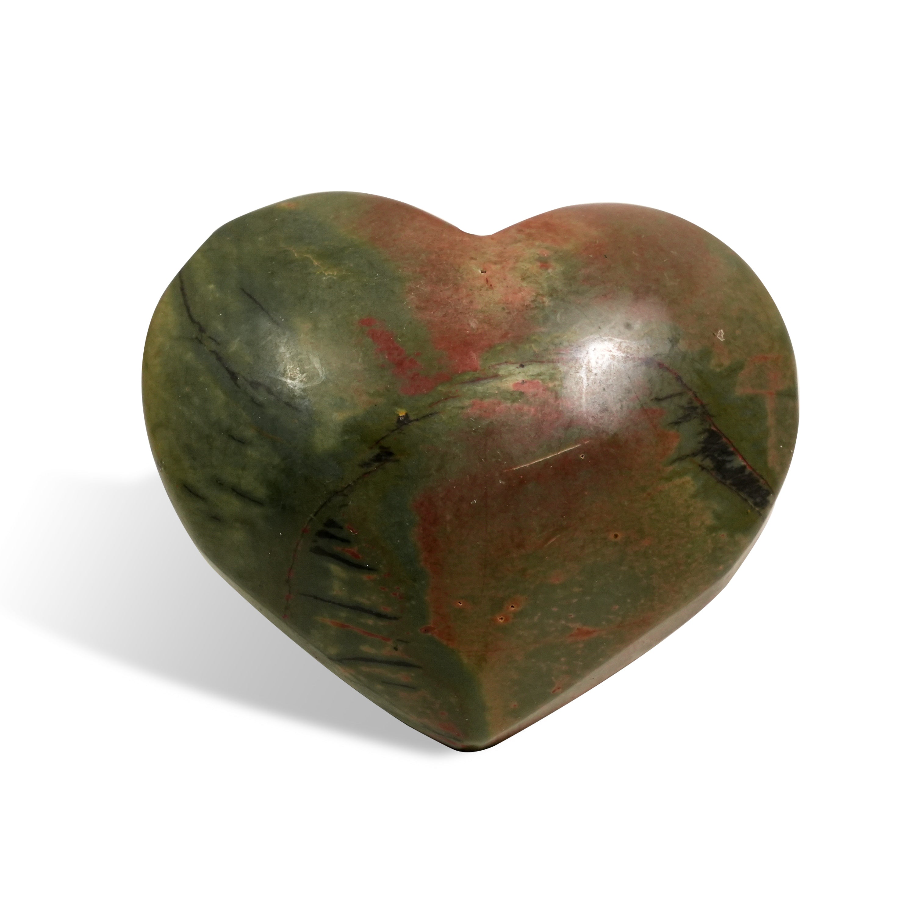 Cherry Creek Jasper Heart-Helmsman Crystal