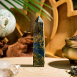 Chrysocolla Stone Point - helmsman - crystal