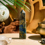 Chrysocolla Stone Point-Helmsman Crystal