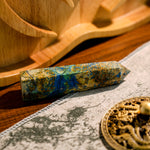 Chrysocolla Stone Point-Helmsman Crystal