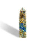 Chrysocolla Stone Point-Helmsman Crystal