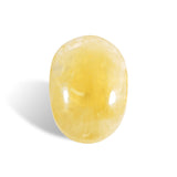 Citrine Palm Stone - helmsman - crystal