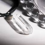 Clear Quartz Cluster Point Pendant Necklace - helmsman - crystal