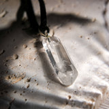 Clear Quartz Cluster Point Pendant Necklace - helmsman - crystal