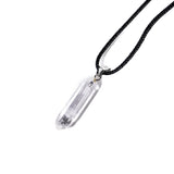 Clear Quartz Cluster Point Pendant Necklace - helmsman - crystal