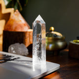 Clear Quartz Point - helmsman - crystal