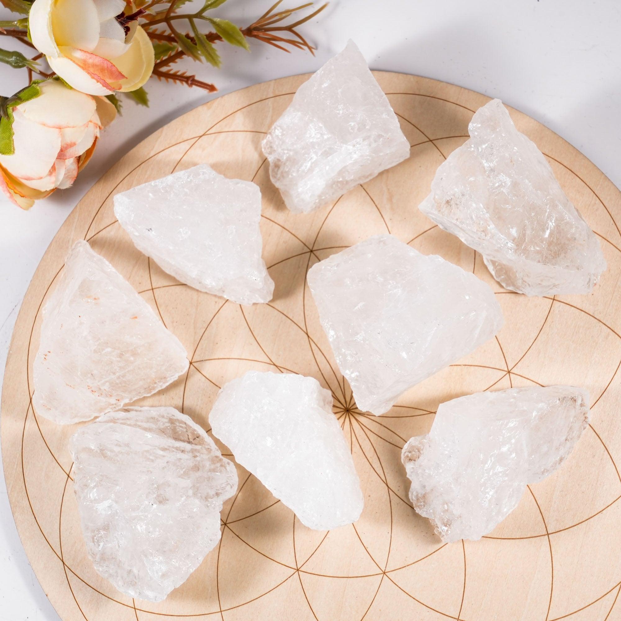 Clear Quartz Rough - helmsman - crystal