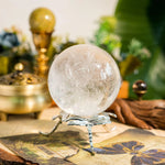 Clear Quartz Sphere - helmsman - crystal