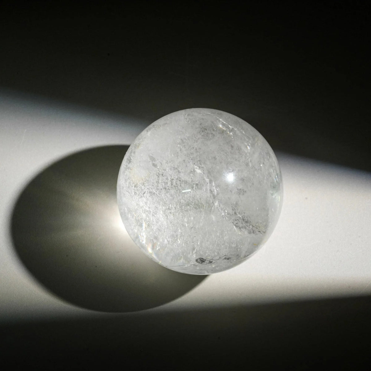 Clear Quartz Sphere - helmsman - crystal