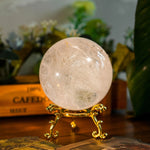 Clear Quartz Sphere - helmsman - crystal