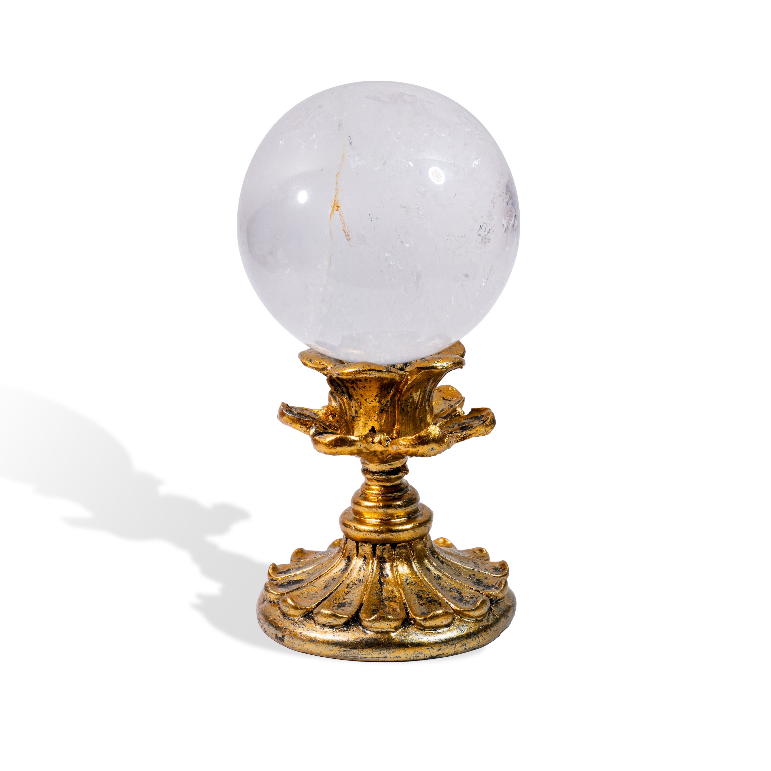 Clear Quartz Sphere-Helmsman Crystal