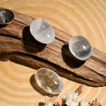 Clear Quartz Tumbled Stone Set - helmsman - crystal