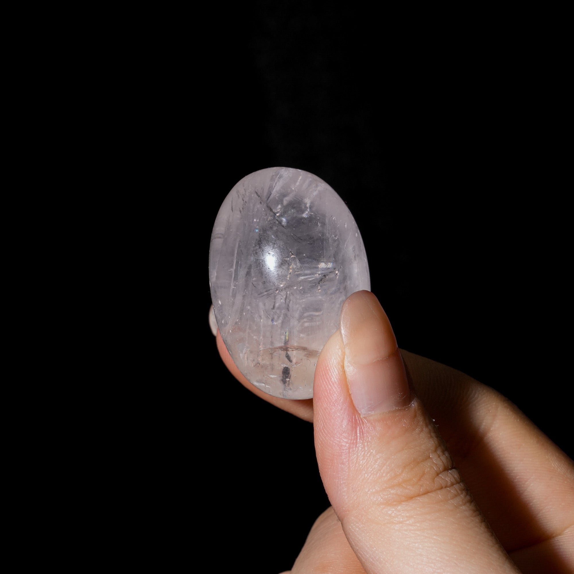 Clear Quartz Tumbled Stone Set - helmsman - crystal