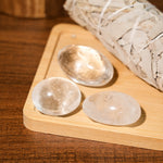 Clear Quartz Tumbled Stone Set - helmsman - crystal