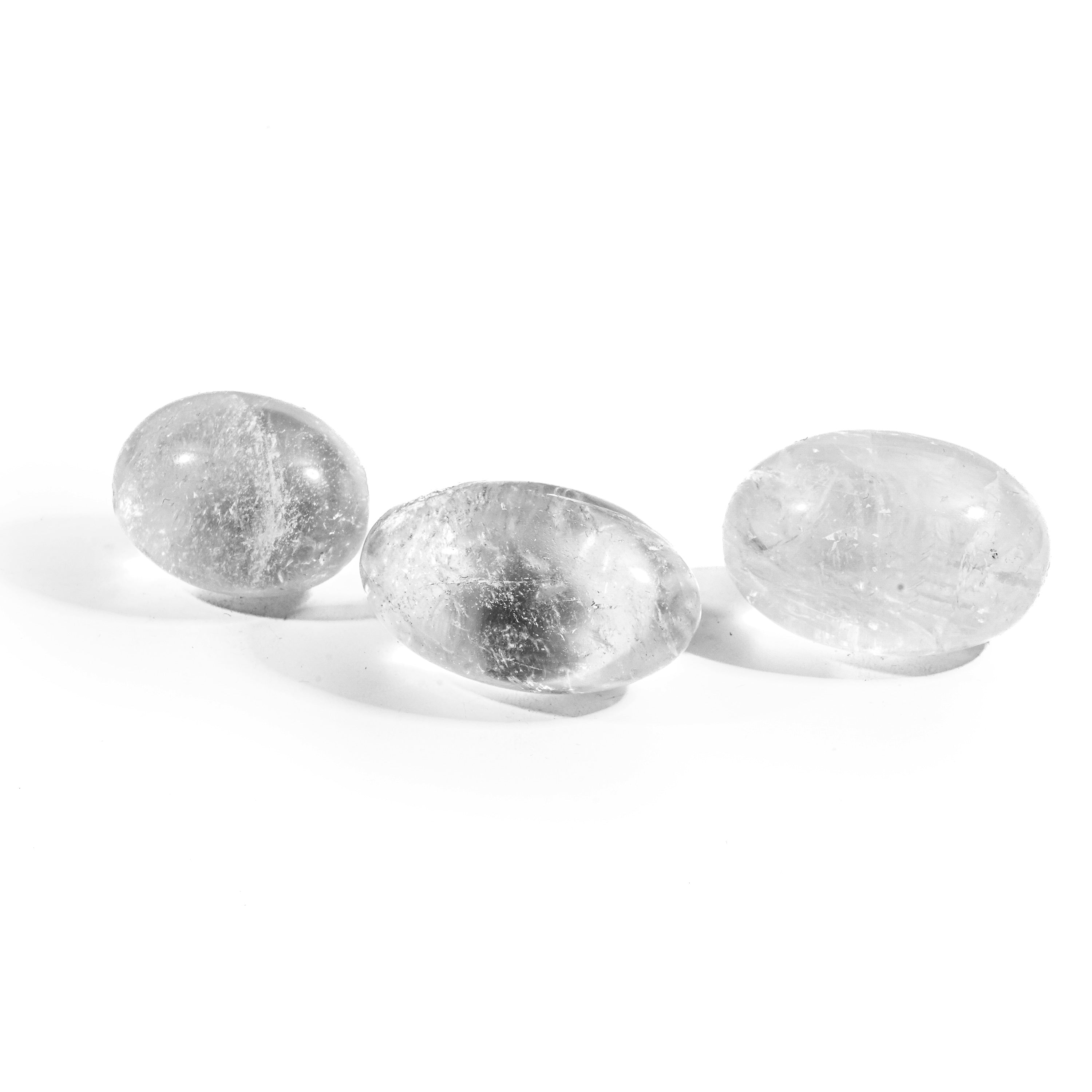 Clear Quartz Tumbled Stone Set-Helmsman Crystal