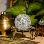 Crackle Quartz Sphere - helmsman - crystal
