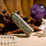 Dalmatian Jasper Point - helmsman - crystal