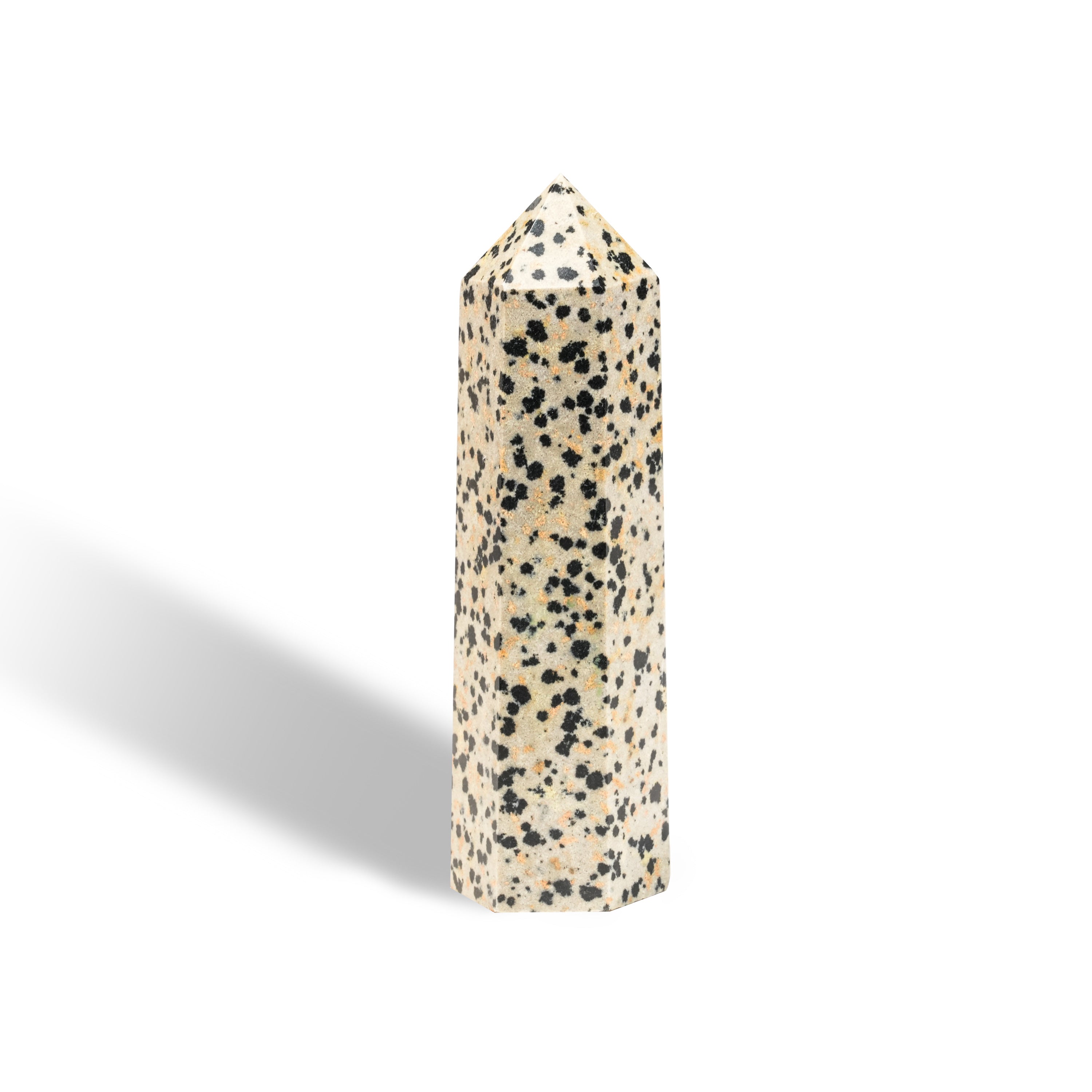 Dalmatian Jasper Point-Helmsman Crystal