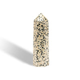 Dalmatian Jasper Point - helmsman - crystal