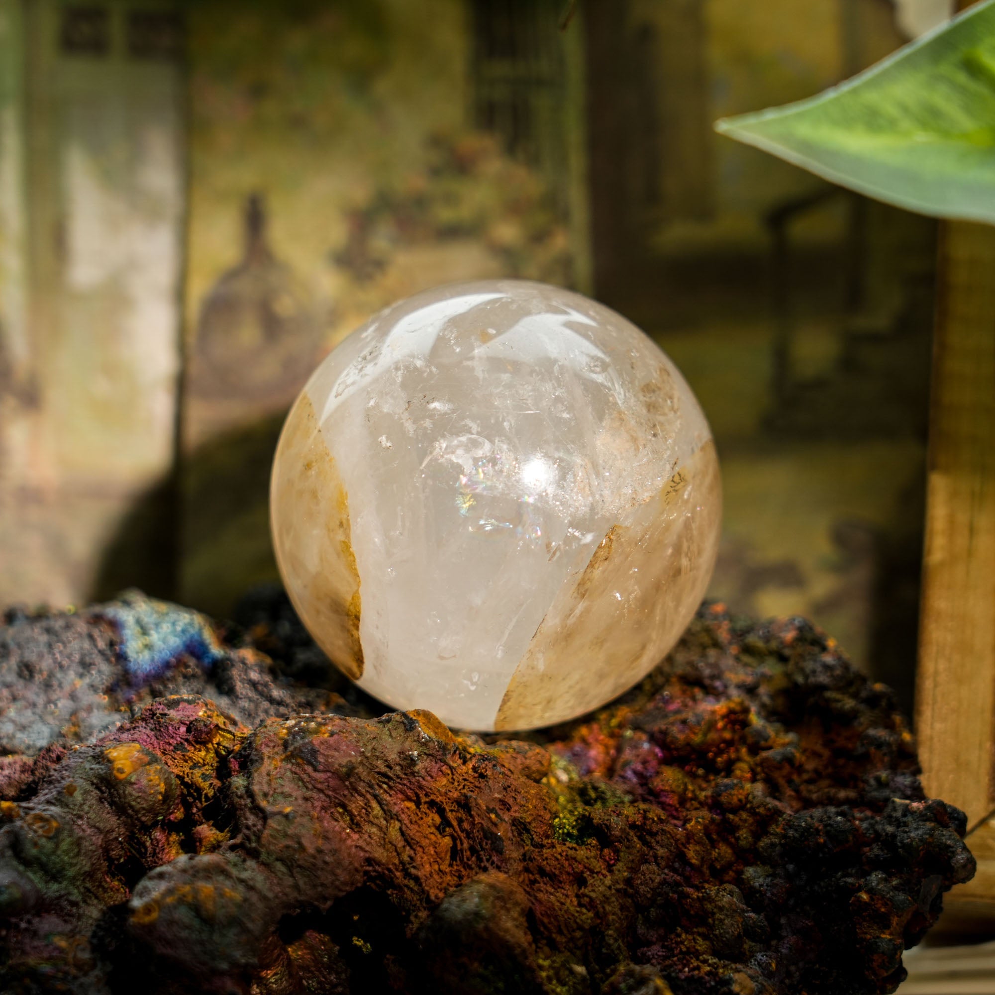 Dendritic Quartz Sphere - helmsman - crystal