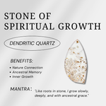 Dendritic Quartz Tower-Helmsman Crystal