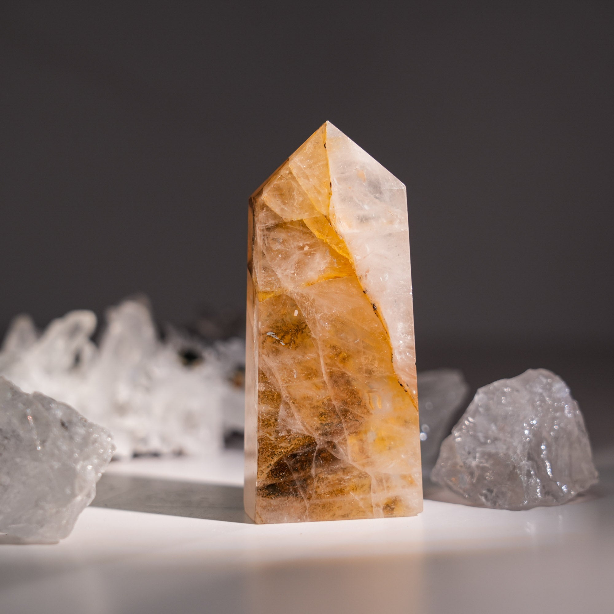 Dendritic Quartz Tower - helmsman - crystal