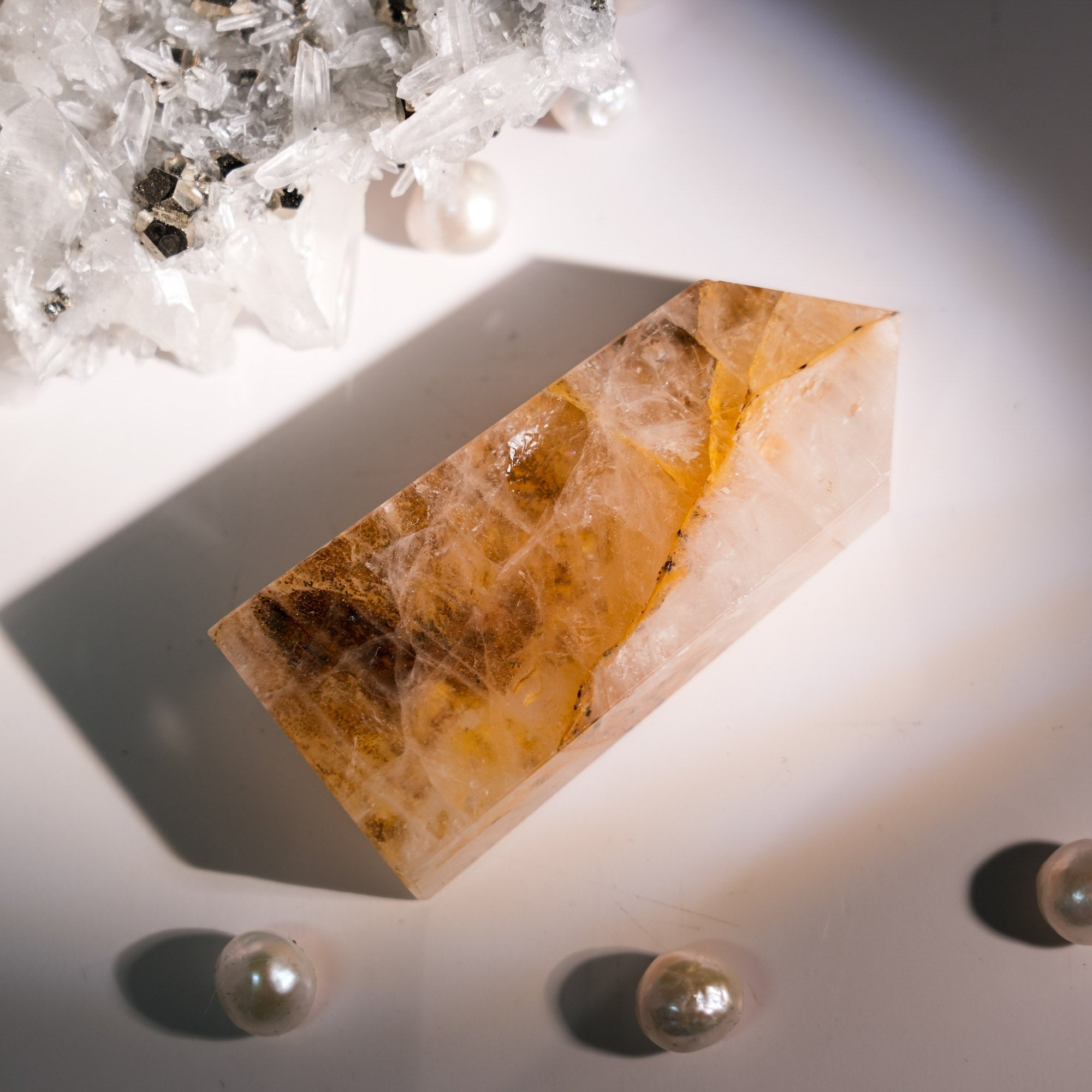 Dendritic Quartz Tower - helmsman - crystal