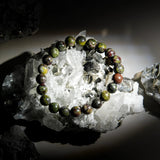 Dragon Blood Stone Bracelet - helmsman - crystal